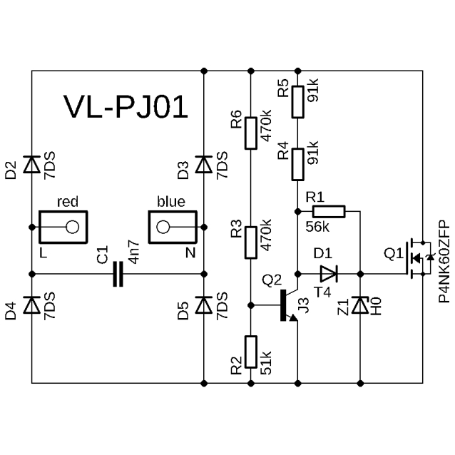 LED адаптер байпас конденсатор Livolo (VL-XA001)