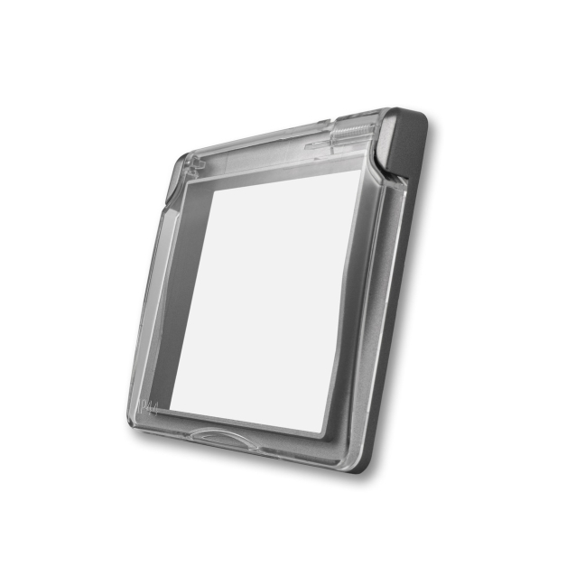 Крышка для розетки Livolo серый (C7-1WF-15)