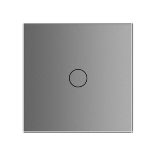 Бесконтактный диммер 1 сенсор Livolo серый стекло (VL-C701D-PRO-15)