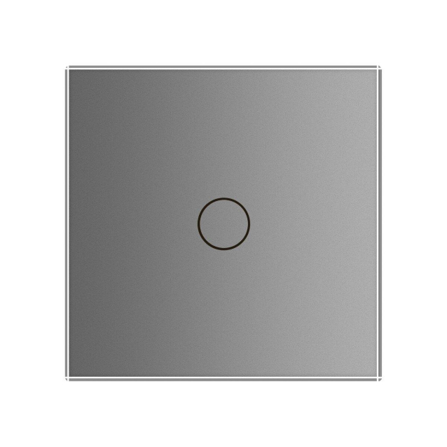 Бесконтактный радиоуправляемый диммер 1 сенсор Livolo серый стекло (VL-C701DR-PRO-15)