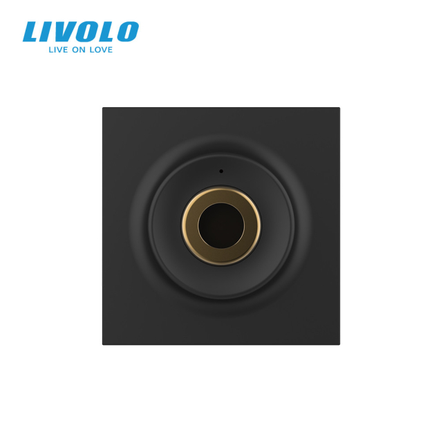 Механизм бесконтактный выключатель 1 сенсор Sense Livolo черный (VL-FCU1-2BP)