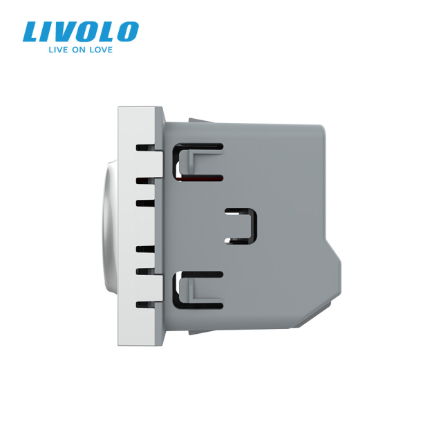 Механизм бесконтактный выключатель 1 сенсор Sense Livolo серый (VL-FCU1-2IP)