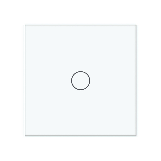Бесконтактный радиоуправляемый выключатель1 сенсор Livolo белый стекло (VL-C701R-PRO-11)