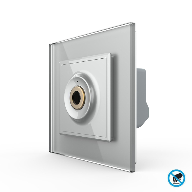 Бесконтактный выключатель 1 сенсор Livolo серый Sense (VL-C7FCU1-2IP)