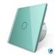 Бесконтактный выключатель 1 сенсор Livolo зеленый стекло (VL-C701-PRO-18)
