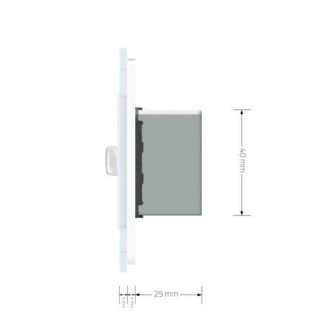 Умный датчик движения Livolo белый ZigBee (VL-FCUZ-2WP-11)