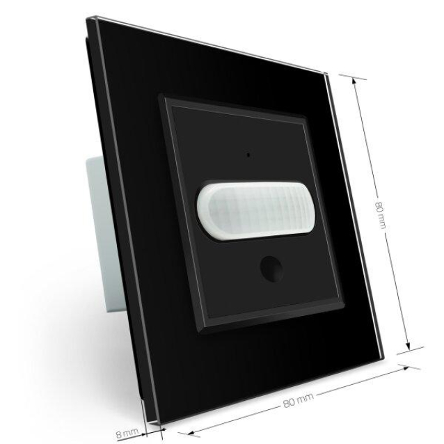 Умный датчик движения Livolo черный ZigBee (VL-FCUZ-2BP-12)