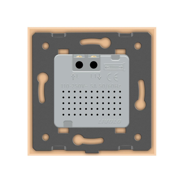 Умный датчик движения Livolo золото ZigBee (VL-FCUZ-2AP-13)