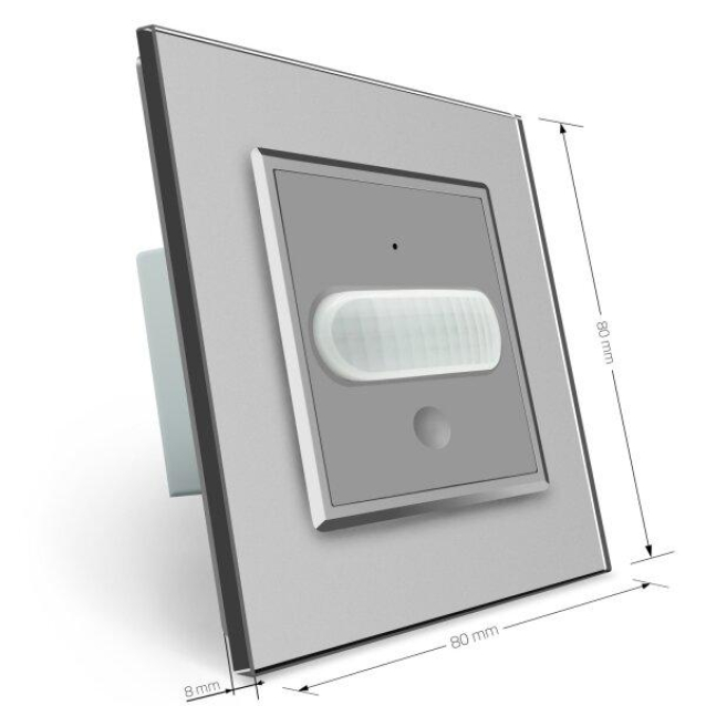 Умный датчик движения Livolo серый ZigBee (VL-FCUZ-2IP-15)