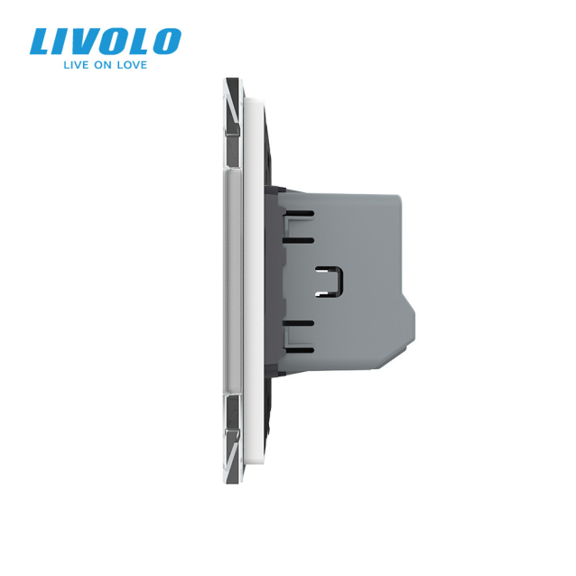 Умный датчик звука и света ZigBee Livolo белый (VL-C7-FCJZ-2WP-11)