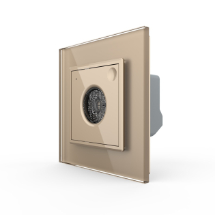 Умный датчик звука и света ZigBee Livolo золото (VL-C7-FCJZ-2AP-13)