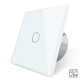 Сенсорный выключатель 1 сенсор 12/24В Livolo белый стекло (VL-C701C-11)