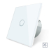 Сенсорный выключатель 1 сенсор Сухой контакт Livolo белый стекло (VL-C701I-11)