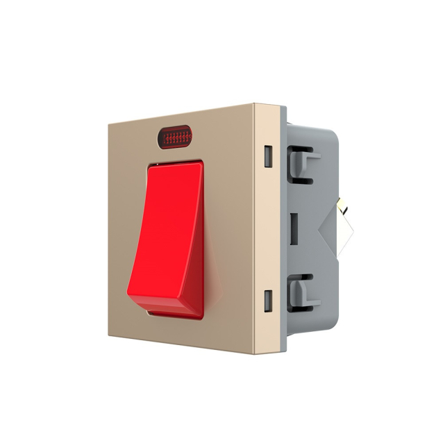 Механизм мастер выключатель 20 ампер Livolo золотой (VL-KMKV20A-2AP)