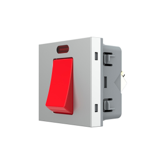 Механизм мастер выключатель 20 ампер Livolo серый (VL-KMKV20A-2IP)