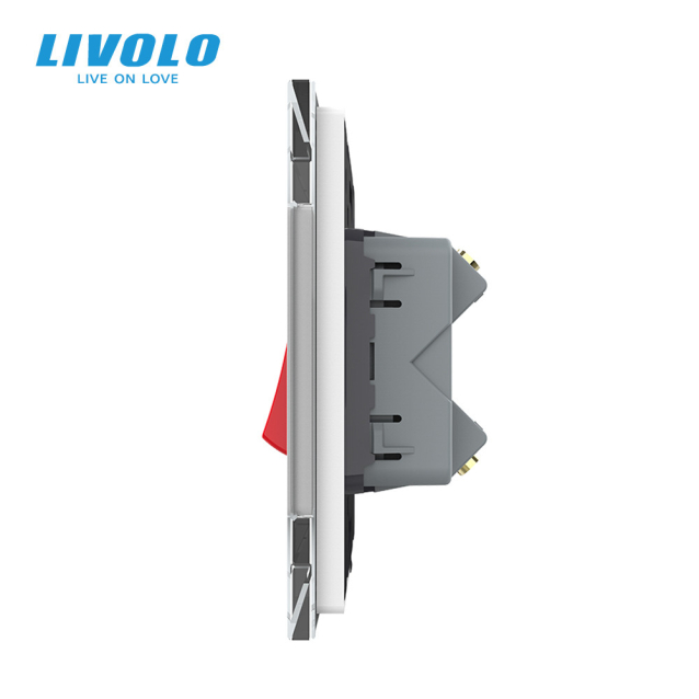 Мастер выключатель 20 ампер Livolo белый (VL-C7KMKV20A-2WP)