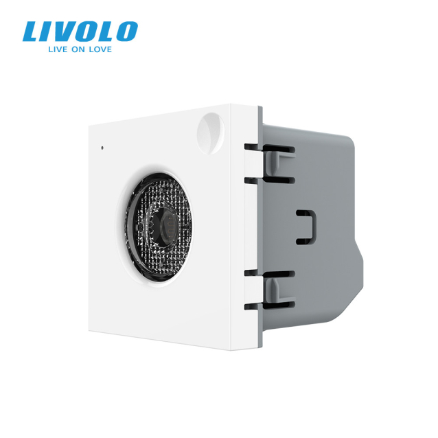 Умный механизм датчик звука и освещенности Livolo белый ZigBee (VL-FCJZ-2WP)