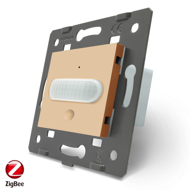Умный механизм датчик движения Livolo золотой ZigBee (VL-FCUZ-2AP)