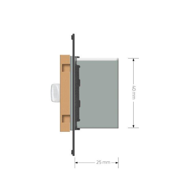 Умный механизм датчик движения Livolo золотой ZigBee (VL-FCUZ-2AP)