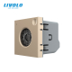 Умный механизм датчик звука и освещенности Livolo золотой ZigBee (VL-FCJZ-2AP)