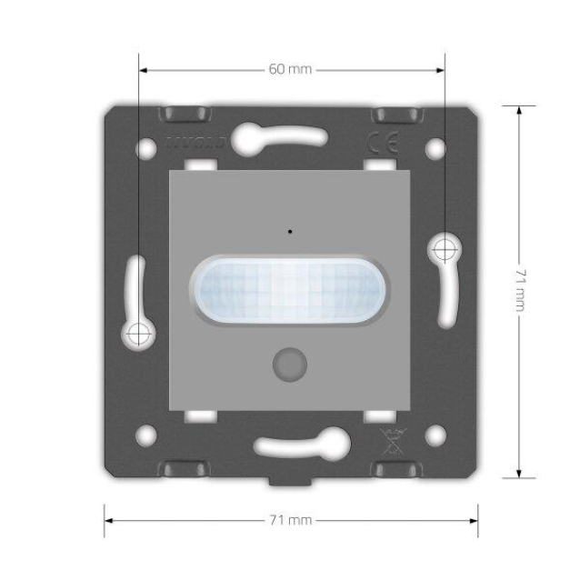 Умный механизм датчик движения Livolo серый ZigBee (VL-FCUZ-2IP)