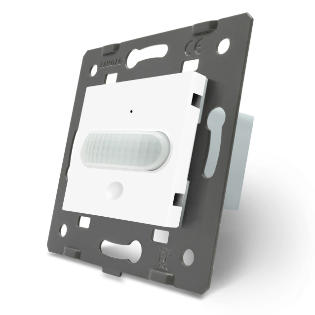 Механизм датчик присутствия и движения с сенсорным выключателем Livolo белый (C7-01RG-11)