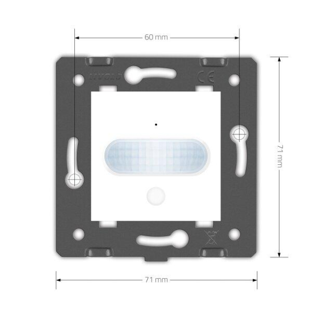 Умный механизм датчик движения Livolo белый ZigBee (VL-FCUZ-2WP)