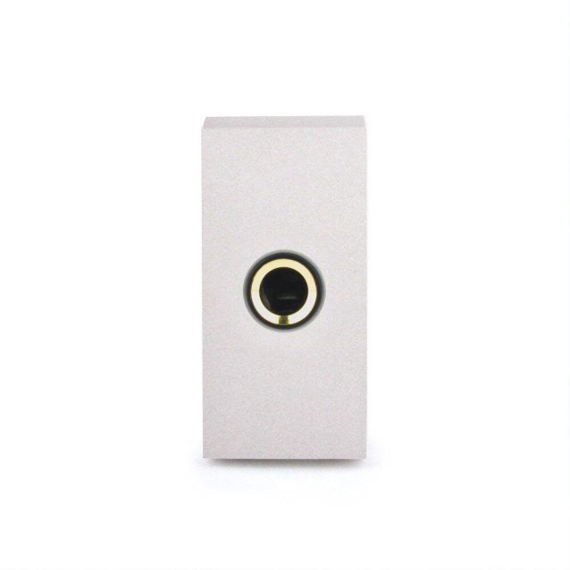 Механизм розетка микрофон JACK 6.3 мм Livolo серый (C7-1M-15)