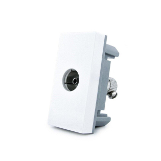 Механизм розетка телевизионная ТВ Livolo белый (C7-1V-11)