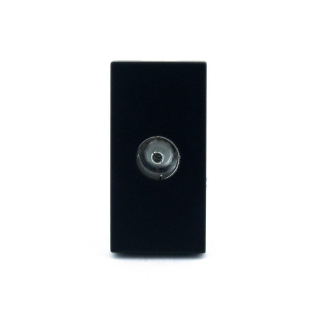 Механизм розетка телевизионная ТВ Livolo черный (C7-1V-12)