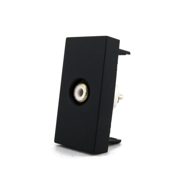 Механизм розетка RCA видео Livolo черный (C7-1VD-12)