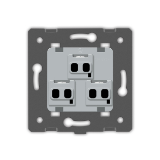 Механизм универсальная розетка 12 стандартов в 1 Livolo серый (C7-C1C-15)