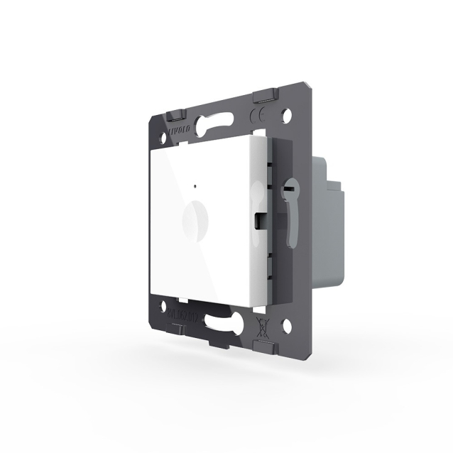 Механизм сенсорный выключатель Sense 1 сенсор Livolo белый (782000111)