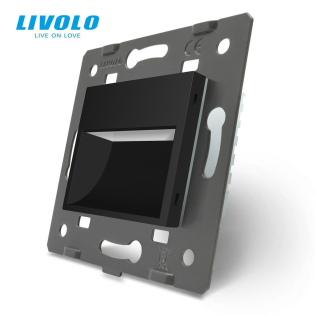 Механизм светильник для лестниц подсветка пола Livolo черный (782800612)
