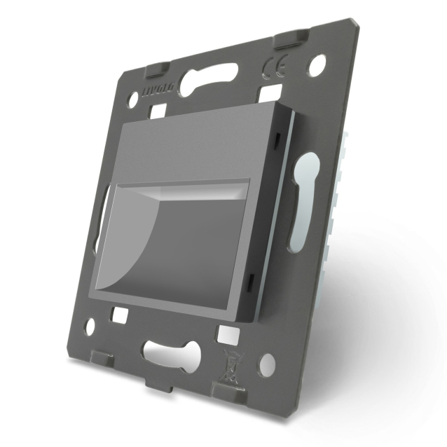 Механизм светильник для лестниц подсветка пола Livolo серый (782800615)