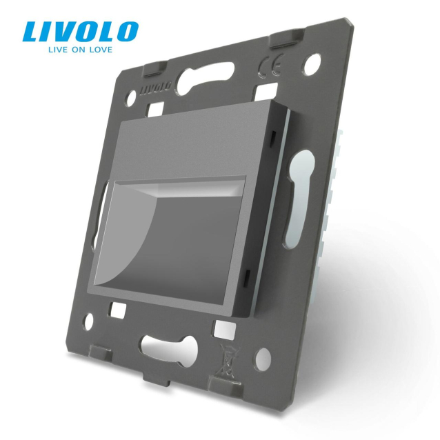 Механизм светильник для лестниц подсветка пола Livolo серый (782800615)