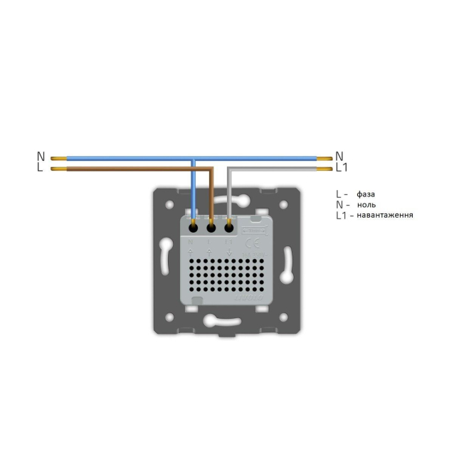 Механизм Терморегулятор со встроенным датчиком температуры Livolo золото (VL-01TM-13)