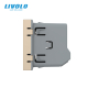 Умный механизм датчик температуры и влажности ZigBee Livolo золото (VL-FCEZ-2AP)