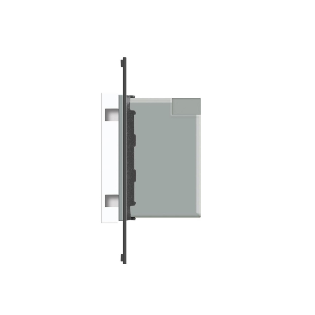 Механизм Терморегулятор со встроенным датчиком температуры Сухой контакт для котлов Livolo белый (C7-01TM3-11)