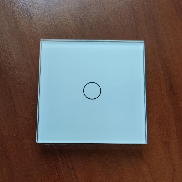 Сенсорный беспроводной выключатель Livolo белый стекло (VL-C701R-C701RMT-11)