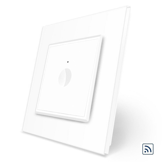 Сенсорный радиоуправляемый выключатель Sense 1 сенсор Livolo белый (722100111)