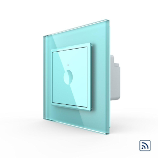 Сенсорный радиоуправляемый выключатель Sense 1 сенсор Livolo зеленый (722100118)