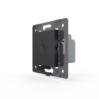 Механизм сенсорный выключатель Sense 1 сенсор Livolo черный (782000112)