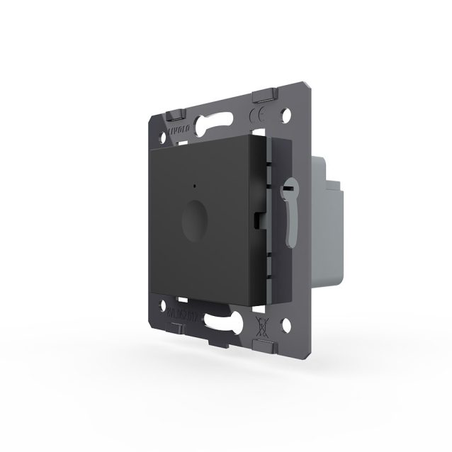 Механизм сенсорный выключатель Sense 1 сенсор Livolo черный (782000112)