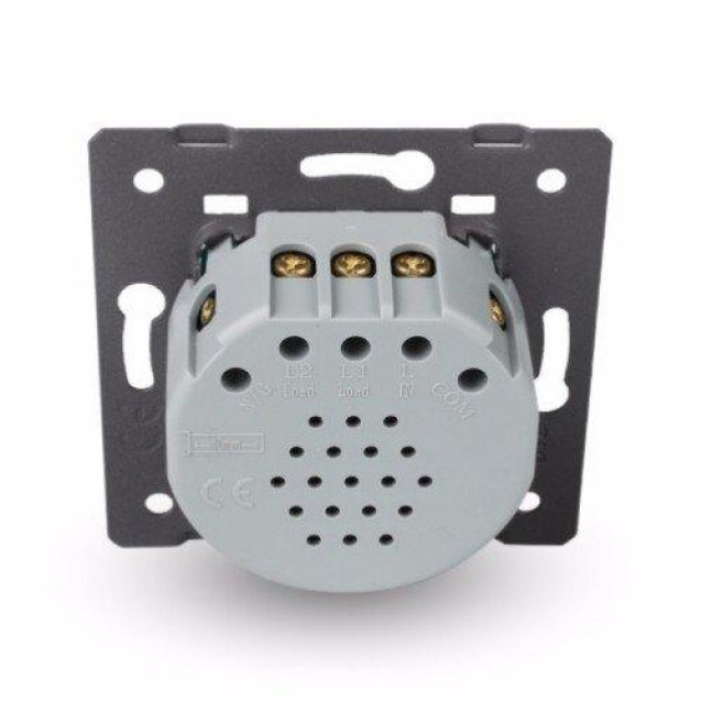 Механизм сенсорный выключатель 2 сенсора Сухой контакт Livolo (VL-FC2N-2G)