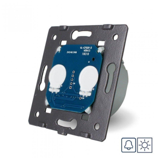 Механизм сенсорная кнопка 2 сенсора Импульсный выключатель Сухой контакт Livolo (VL-FC2HN-2G)