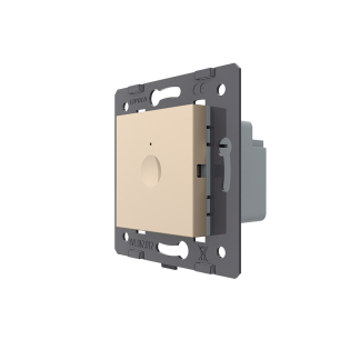 Механизм сенсорный выключатель Sense 1 сенсор Livolo золото (782000113)