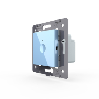 Механизм сенсорный выключатель Sense 1 сенсор Livolo голубой (782000119)