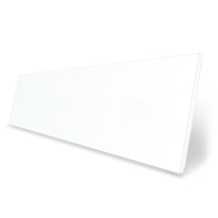 Сенсорная панель для выключателя Х сенсоров (Х-Х-Х-Х-Х) Livolo белый стекло (C7-CХ/CХ/CХ/CХ/CХ-11)