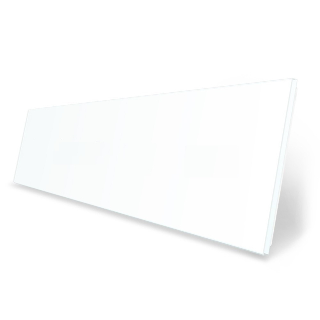 Сенсорная панель для выключателя Х сенсоров (Х-Х-Х-Х-Х) Livolo белый стекло (C7-CХ/CХ/CХ/CХ/CХ-11)